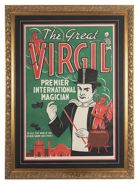 The Great Virgil. Premier International Magician. 