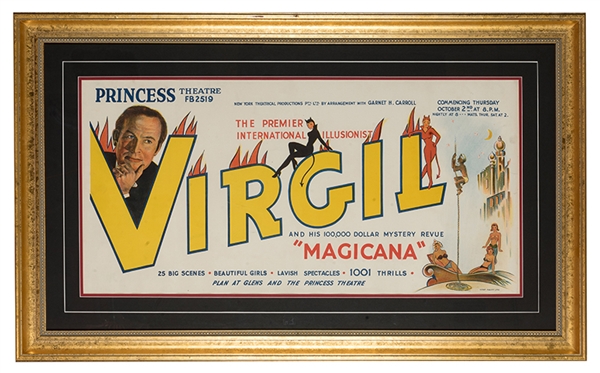 The Premier International Illusionist. Virgil. 