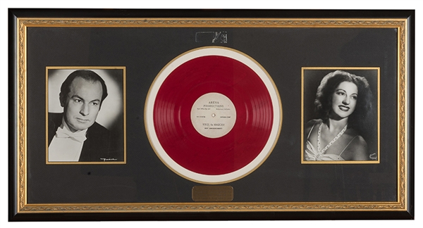 Virgil The Magician. Spot Announcements Framed Record Displays. 
