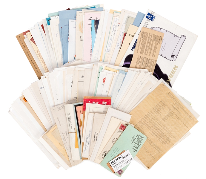 Large File of Business and Personal Correspondence to Virgil and Julie. 
