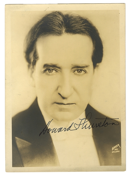 Portrait Photograph of Howard Thurston Signed. 