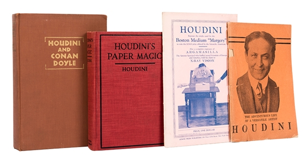 Two Books and Two Pamphlets on Houdini. 
