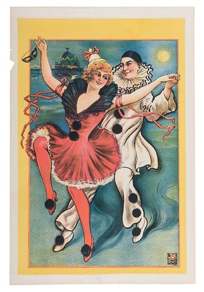 Pantomime Theater Stock Poster. 