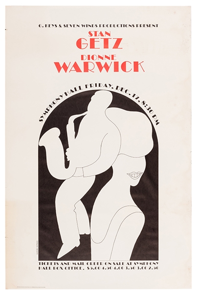 Stan Getz and Dionne Warwick Poster. 