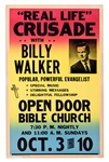 Group of Six Black Gospel Choir, Tent Revival, and Other Religious Window Cards.