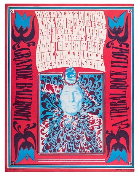 Grande Ballroom. Scott Richard Case “A Tribal Rock Flow.” 