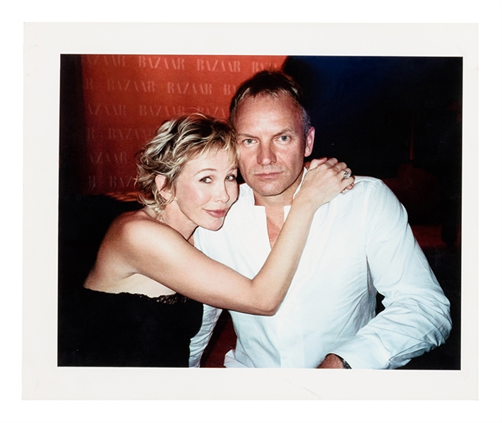 Sting and Trudie Styler Portrait Photograph. 