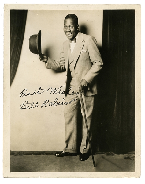 Bill “Bojangles” Robinson signed photograph 