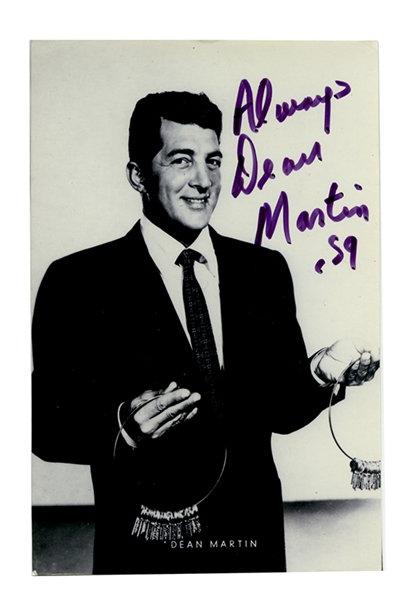 Dean Martin Signed Photo. 