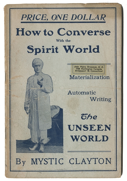 How to Converse With the Spirit World.
