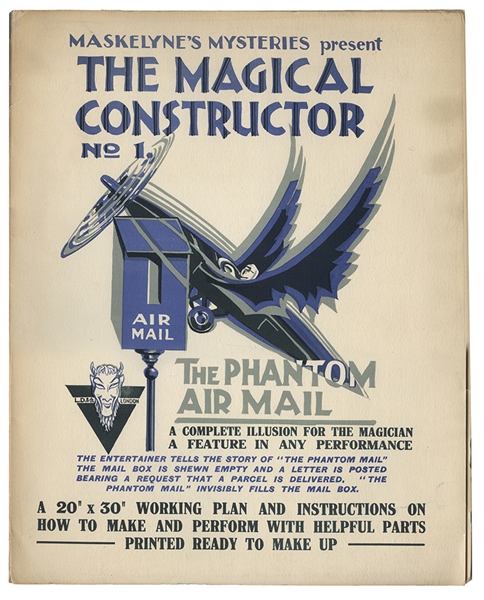 Maskelyne’s Mysteries Magical Constructor No. 1. The Phantom Air Mail. 
