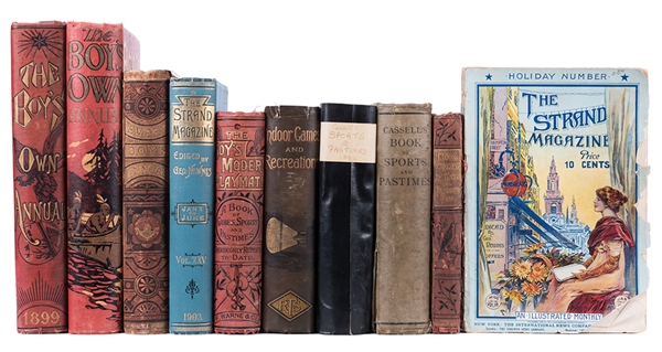 Ten Antiquarian Books on Amusements, Magic, and Recreation. 
