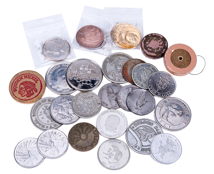 Danny Dew’s Collection of Palming and Gaffed Coins. 