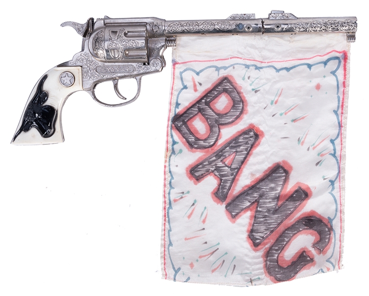 Hubley Texan Jr. Comedy “Bang” Gun Revolver. 