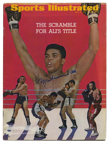 Autographed Muhammad Ali 1967 Sports Illustrated. 