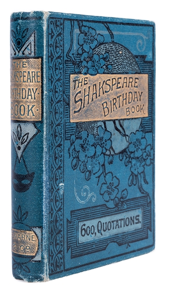 Shakespeare Birthday Book Autograph Album Signed by Harry Houdini. 