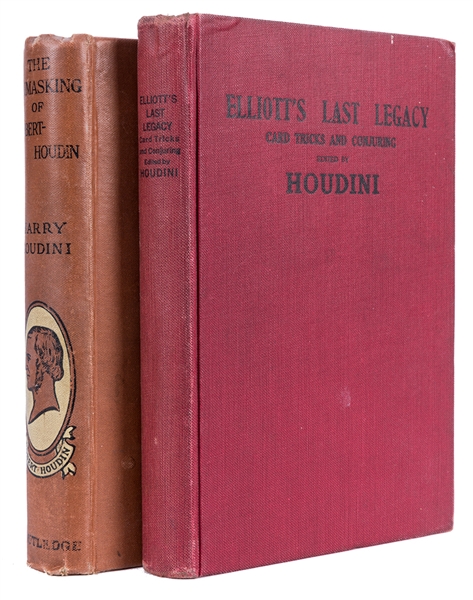 Two Volumes on Magic by Houdini. 