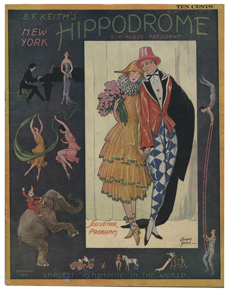 Houdini New York Hippodrome Program. 