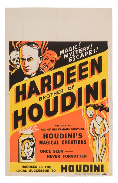 Hardeen Brother of Houdini. 