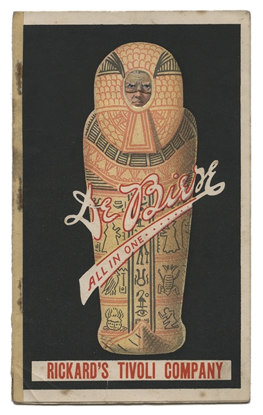 De Biere “All in One” Souvenir Costume-Change Pamphlet. 