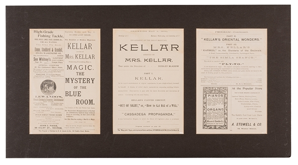 Kellar Program at the Boston Museum. 