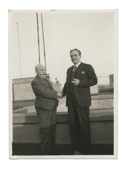Portrait of Max Malini and Ed Dearn. 