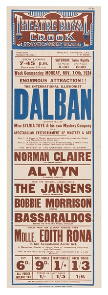 The International Illusionist Dalban.