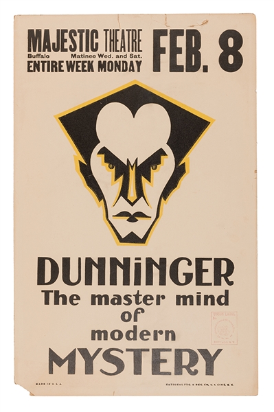 Joseph Dunninger. The Master Mind of Modern Mystery. 