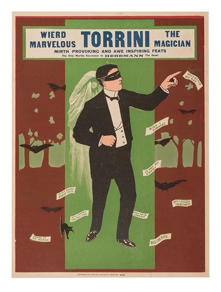Weird Marvelous Torrini the Magician. 