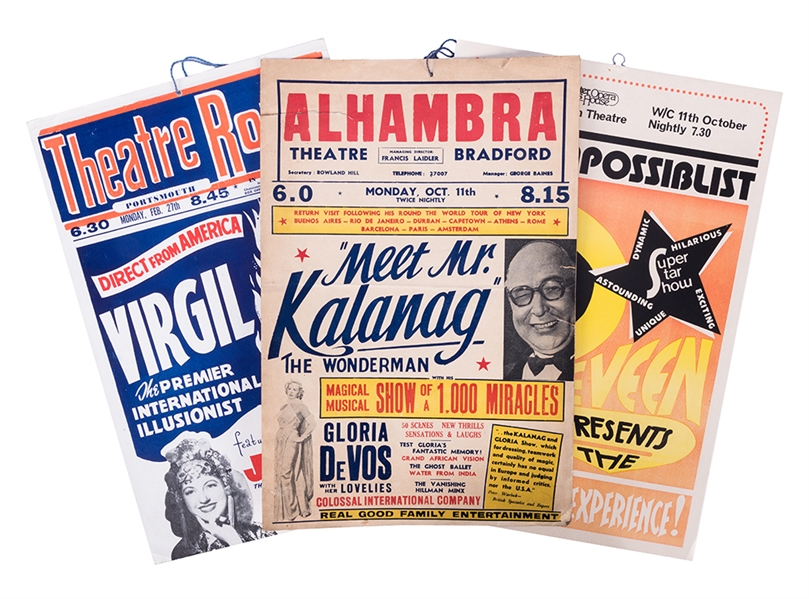 Kalanag, Reveen and Virgil Window Cards. 