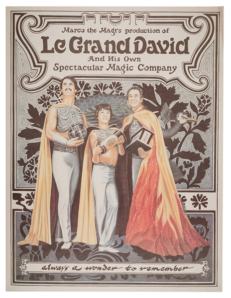 Group of 19 Posters for Le Grand David.
