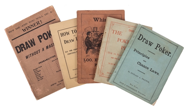 Five Antiquarian Works on Poker. 
