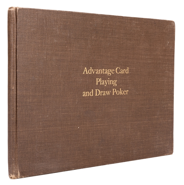 Advantage Card Playing and Draw Poker. 