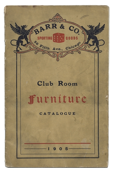 Barr & Co. “Club Room Furniture” Gambling Catalog. 