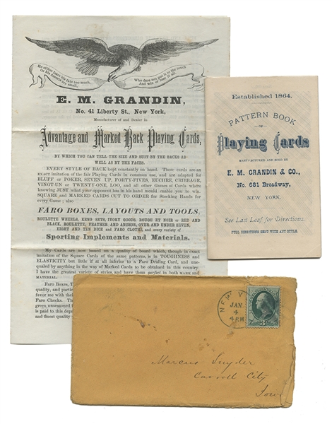 E.M. Grandin & Co. Three Items.