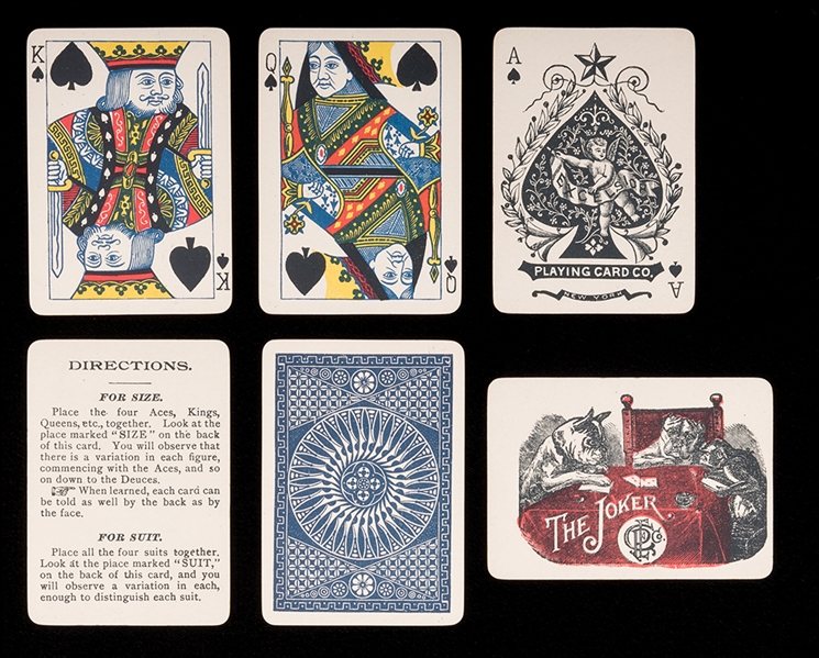 Excelsior Playing Card Co. Marked Deck Playing Cards. 