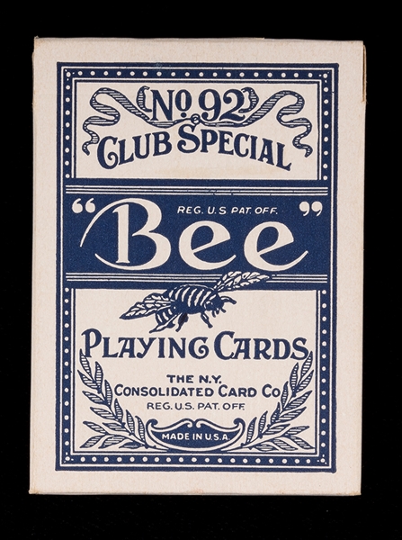 Bee No. 92 Club Special Marked Deck Playing Cards. 