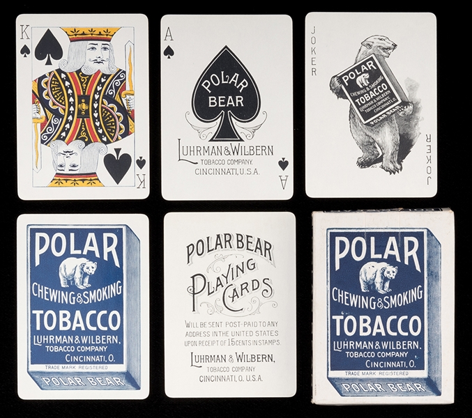 Polar Smoking and Chewing Tobacco Playing Cards. 