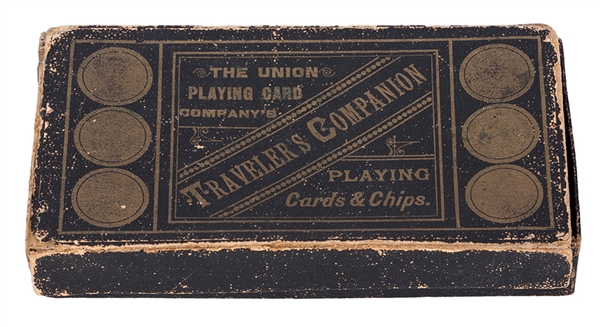 Traveler’s Companion Playing Cards and Poker Chips. 