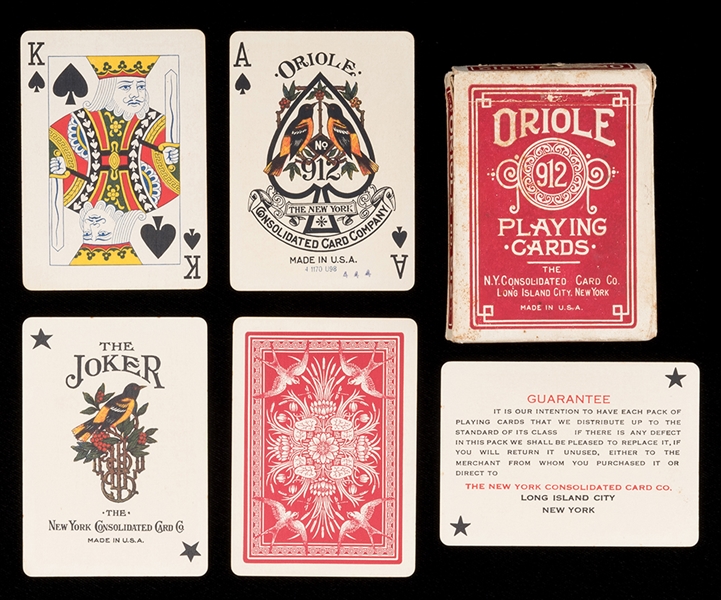 Oriole 912 Playing Cards. 