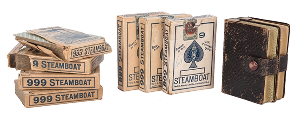 Nine Steamboat 999 Decks Playing Cards. 