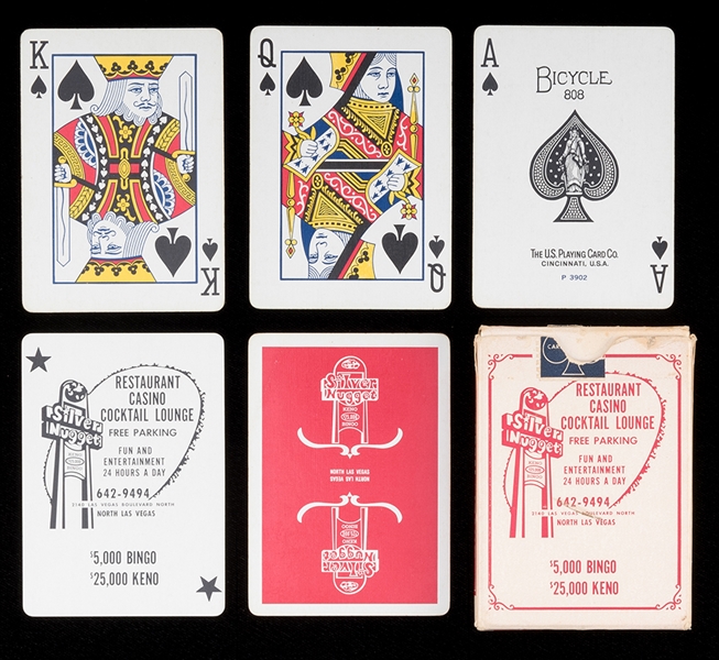 Silver Nugget Casino Playing Cards. 