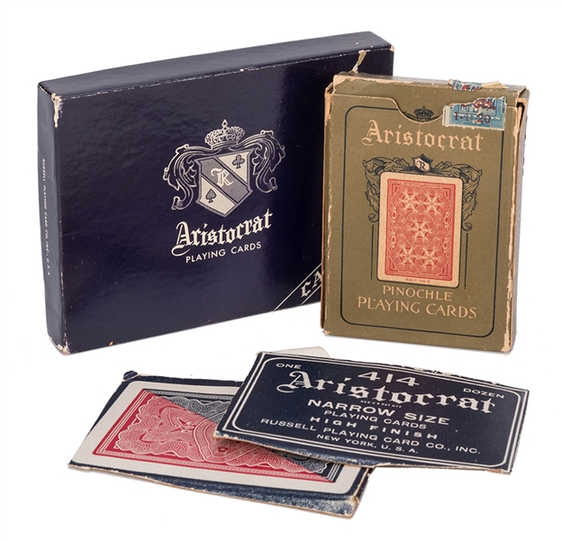 Aristocrat Pinochle / Canasta Playing Cards. 