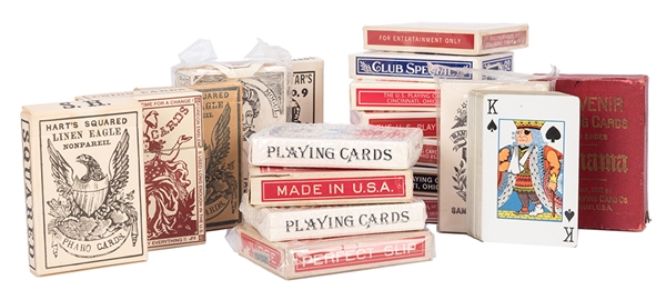 19 Miscellaneous Decks of Playing Cards. 