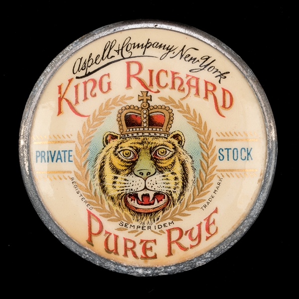 Poker Buck “Your Deal Next” Advertising “King Richard Pure Rye.”