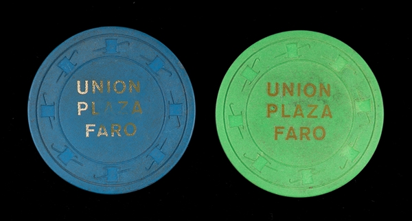 Union Plaza Two Faro Chips. 