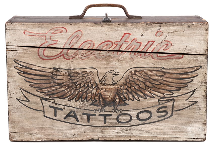 Tattoo Supplies Suitcase Style Box.