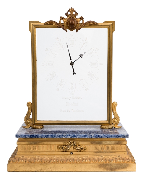 Robert-Houdin Square Dial Mystery Clock.