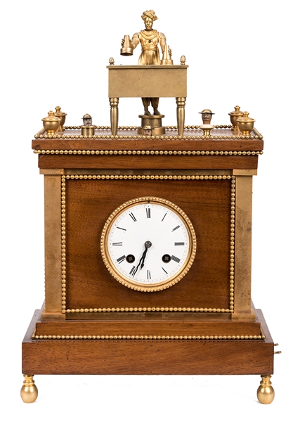 Magician Automaton Mantel Clock.