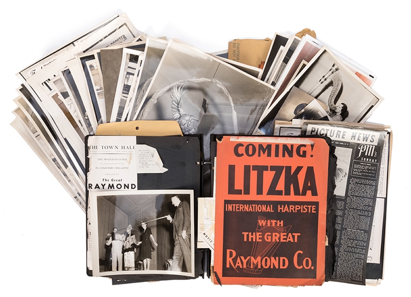 Litzka Raymond’s Own Scrapbook and Photo Archive Documenting Her Career.